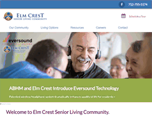 Tablet Screenshot of elmcrest.net